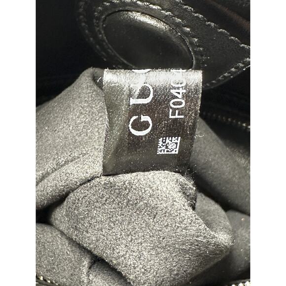 GUCCI Deco Large Camelia Black Quilted Leather Hobo Tote Chain Shoulder Bag - Picture 7 of 9